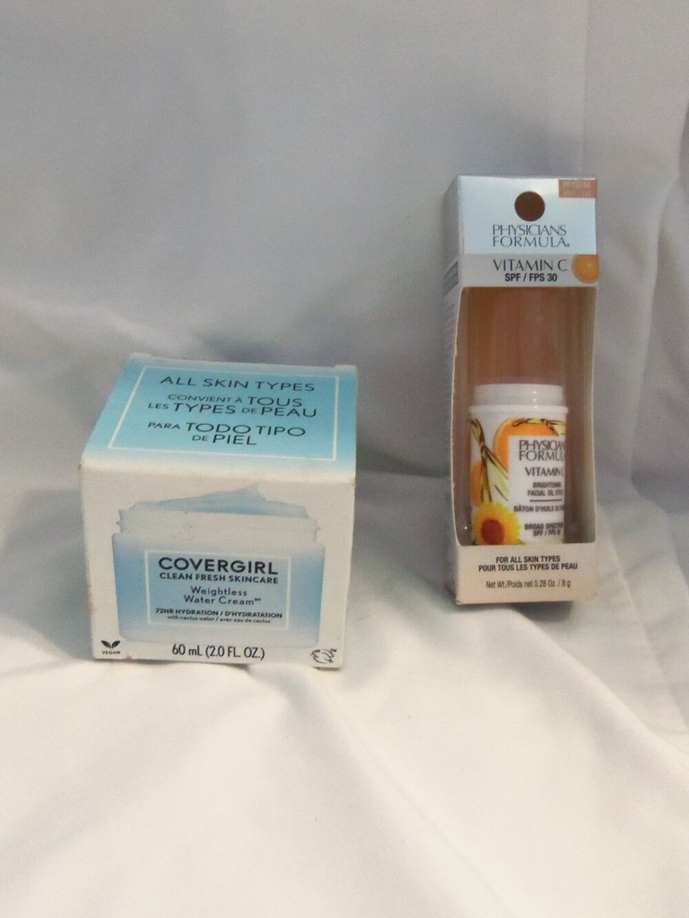 Cover Girl and Physicians Formula Skin Care Products